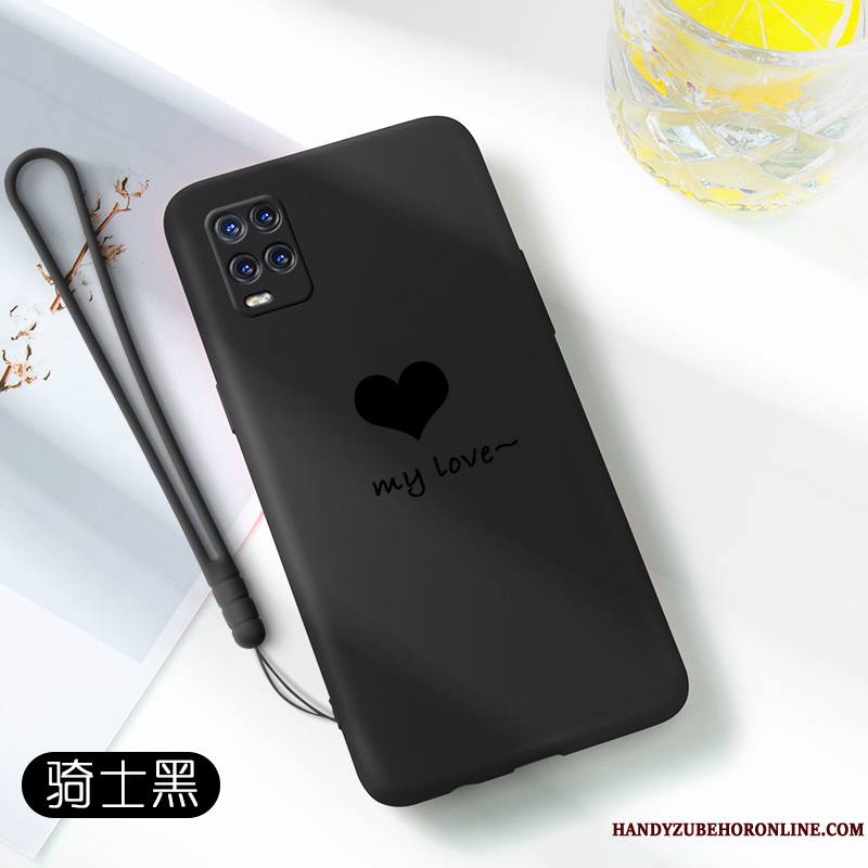 Xiaomi Mi 10 Lite Coque Antidérapant Jeunesse Créatif Tout Compris Amour Très Mince Personnalité