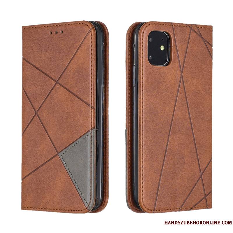 iPhone 11 Automatique Étui En Cuir Portefeuille Coque De Téléphone Tout Compris Housse Protection