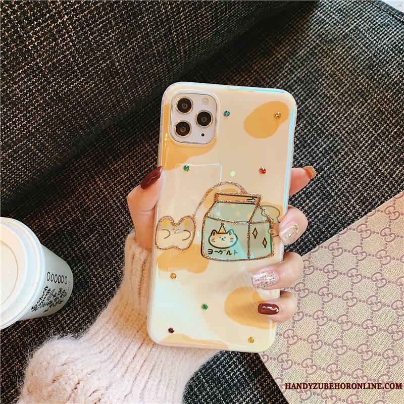 iPhone 11 Pro Coque Incassable Personnalité Créatif Nouveau Mignonne Charmant Rat