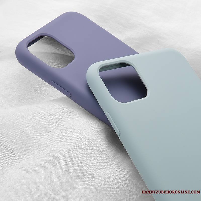 iPhone 11 Pro Coque Incassable Vert Foncé Étui Fluide Doux Net Rouge Tout Compris Violet