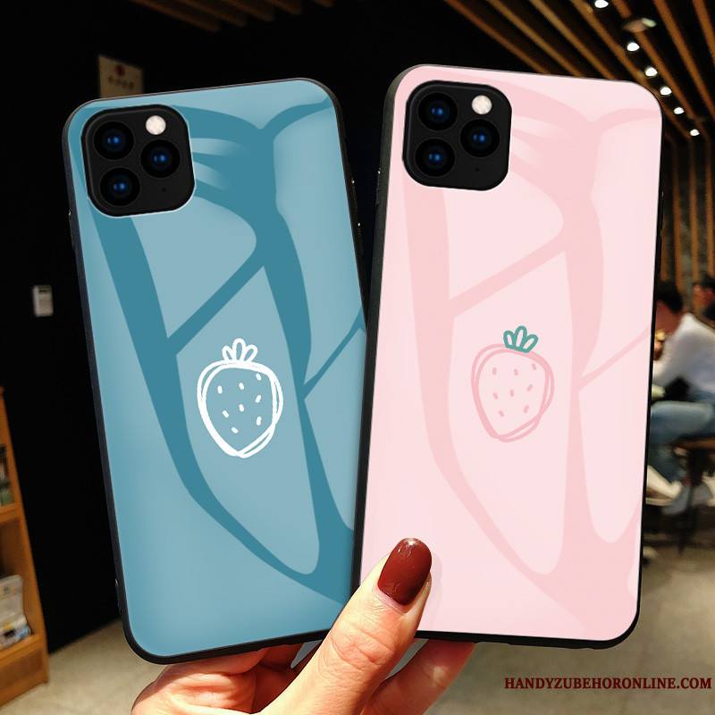 iPhone 11 Pro Coque Simple Frais Incassable Protection Petit Mode Étui