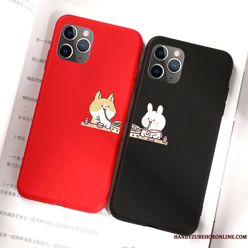 iPhone 11 Pro Max Coque De Téléphone Amoureux Mignonne Fluide Doux Étui Dessin Animé Protection