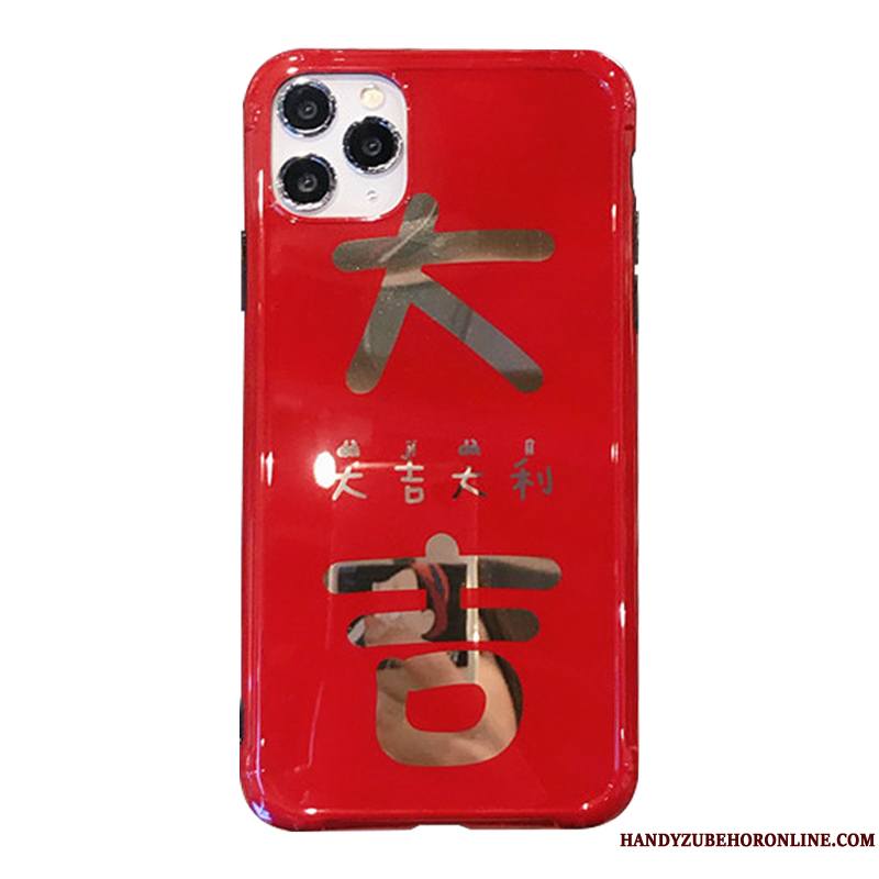 iPhone 11 Pro Max Coque De Téléphone Incassable Nouveau Luxe Amoureux Rouge Étui