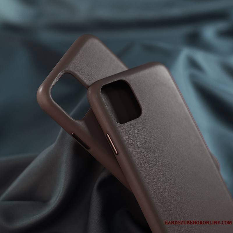 iPhone 11 Pro Max Incassable Nouveau Tout Compris Luxe Coque De Téléphone Étui Cuir Véritable