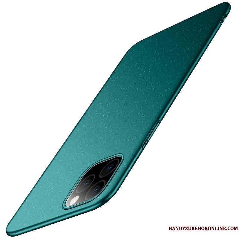 iPhone 11 Pro Max Tout Compris Délavé En Daim Tendance Vert Incassable Très Mince Coque