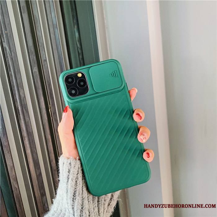 iPhone 11 Pro Original Tout Compris Vert Coque Délavé En Daim Amoureux Étui