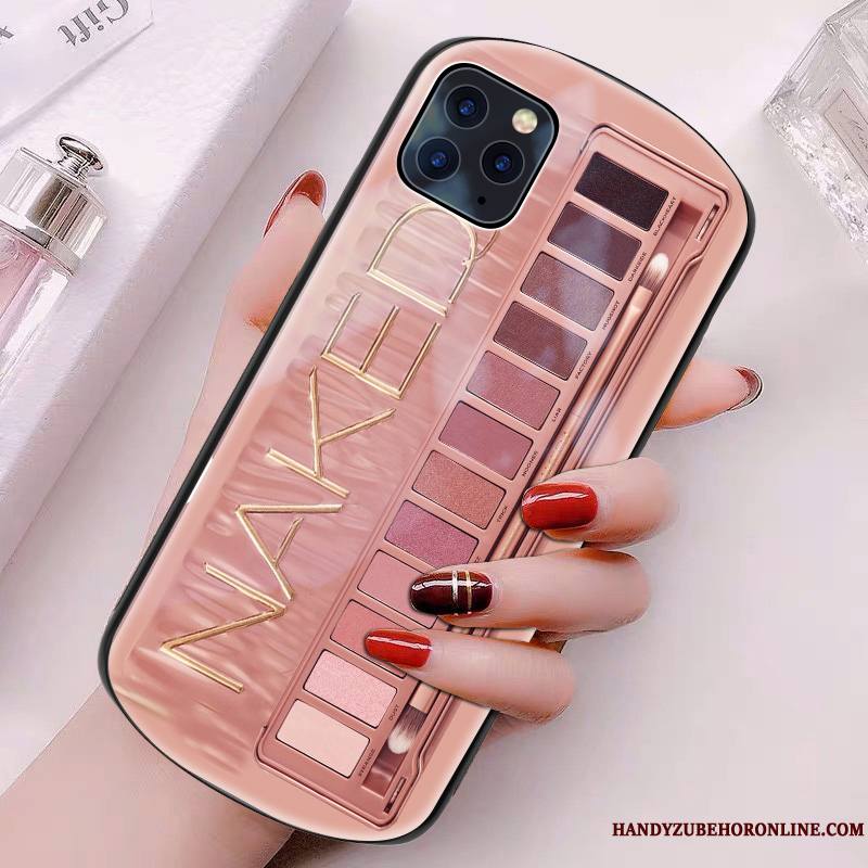 iPhone 11 Pro Rose Arc Coque De Téléphone Cœur Rond Tout Compris Verre