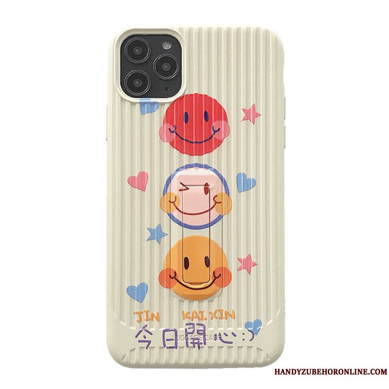 iPhone 11 Pro Simple Charmant Étui Coque Souriant Tout Compris Incassable