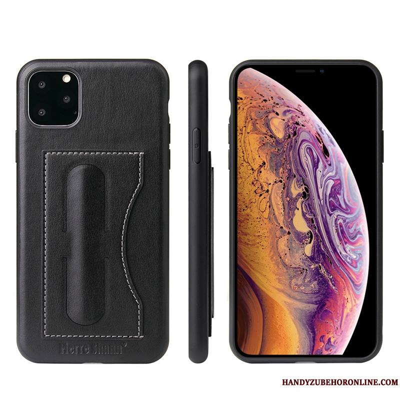 iPhone 11 Pro Simple Protection Contre Les Explosions Coque De Téléphone Incassable Carte Téléphone Portable Étui