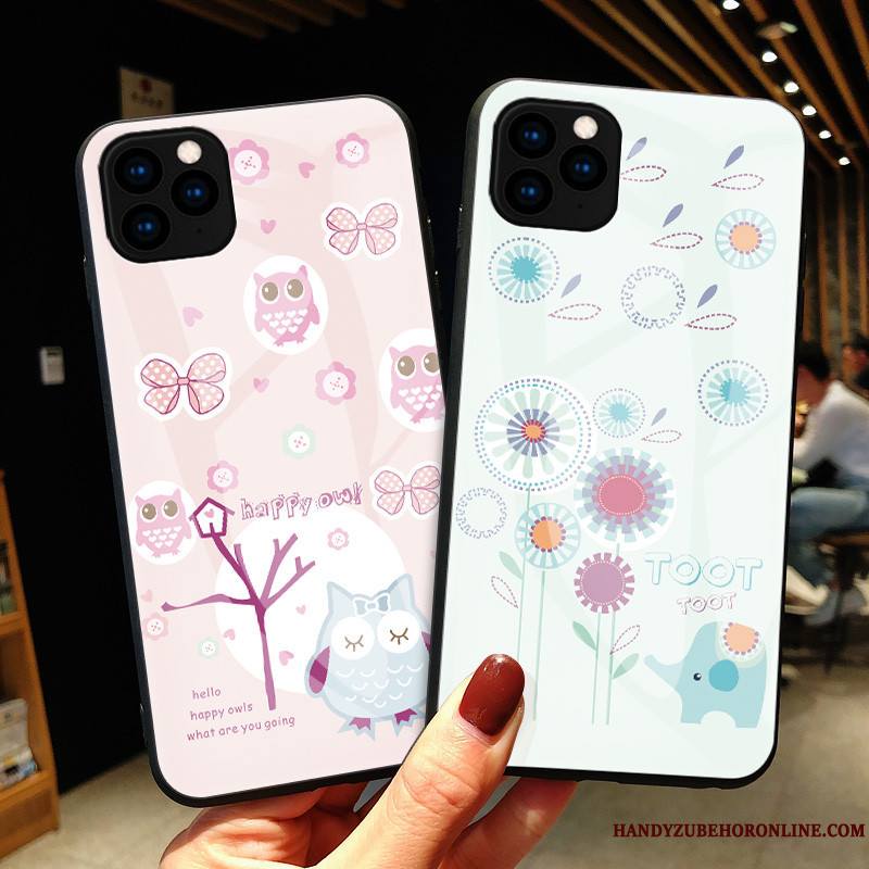 iPhone 11 Pro Tout Compris Chat Coque De Téléphone Rose Étui Amoureux Incassable