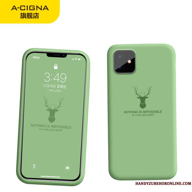 iPhone 11 Protection Coque Incassable Nouveau Silicone Tout Compris Vert