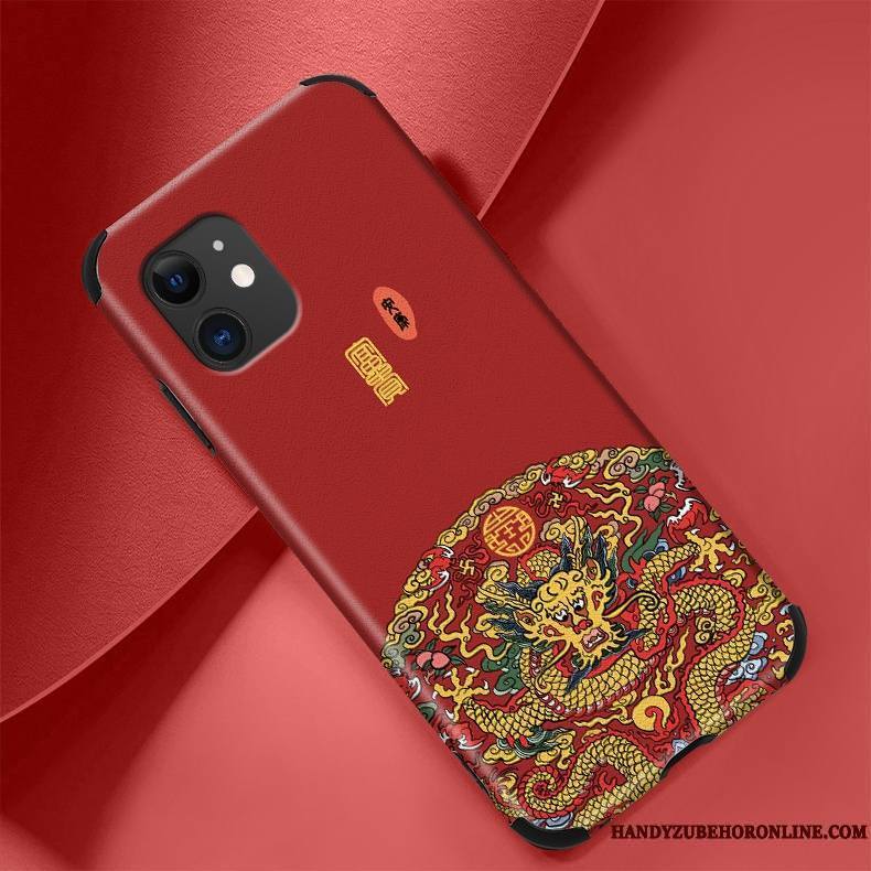iPhone 12 Mini Fluide Doux Coque De Téléphone Soie Mulberry Style Chinois Protection Modèle Fleurie Nouveau