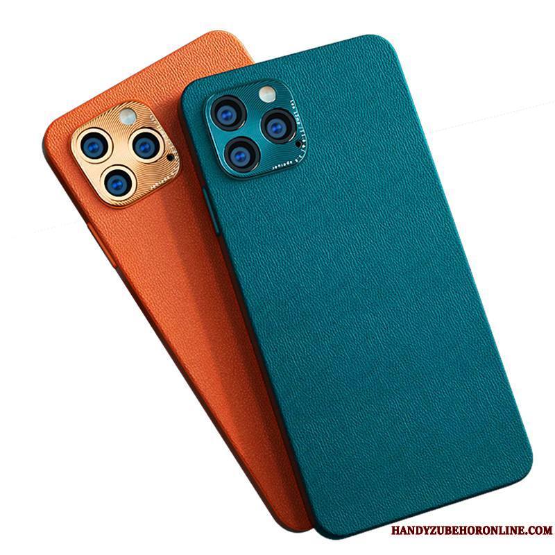 iPhone 12 Pro Coque Bleu Luxe Tout Compris Marque De Tendance Très Mince Nouveau Net Rouge