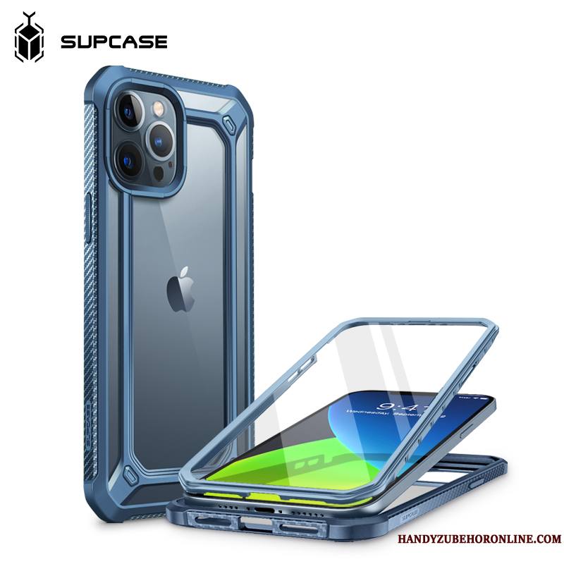 iPhone 12 Pro Incassable Nouveau Luxe Tendance Difficile Bleu Coque De Téléphone