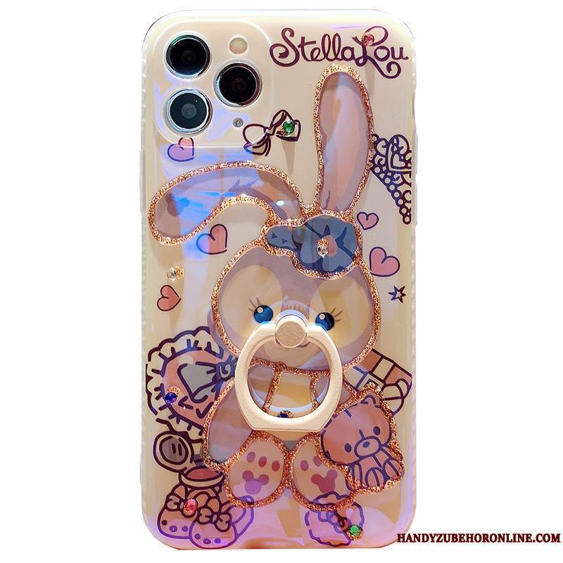 iPhone 12 Pro Max Support Lapin Coque De Téléphone Une Agrafe Anneau