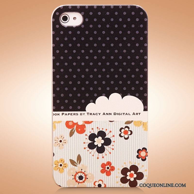 iPhone 4/4s Protection Nouveau Tendance Coque De Téléphone Étui Noir Dessin Animé