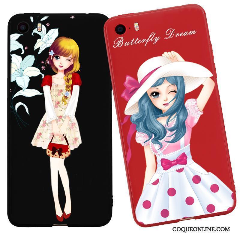 iPhone 5/5s Coque Ornements Suspendus Silicone Étui Protection Tendance Fluide Doux Créatif