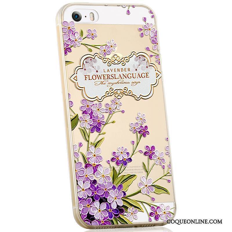 iPhone 5/5s Dessin Animé Silicone Fluide Doux Créatif Coque De Téléphone Tendance Étui