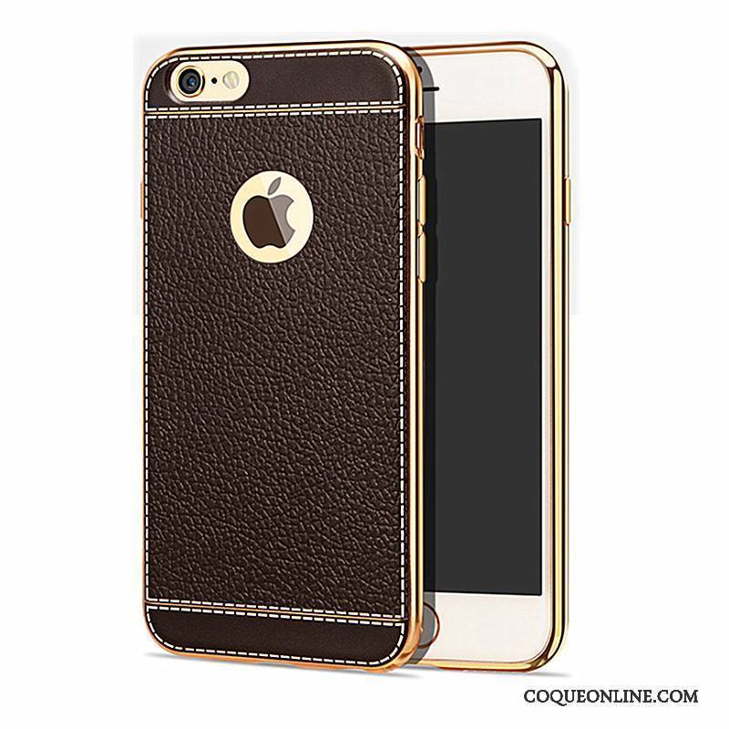 iPhone 5/5s Fluide Doux Silicone Étui Coque De Téléphone Téléphone Portable Protection Marron