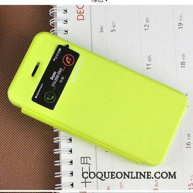 iPhone 5/5s Fluide Doux Silicone Étui En Cuir Portefeuille Vert Coque De Téléphone Incassable