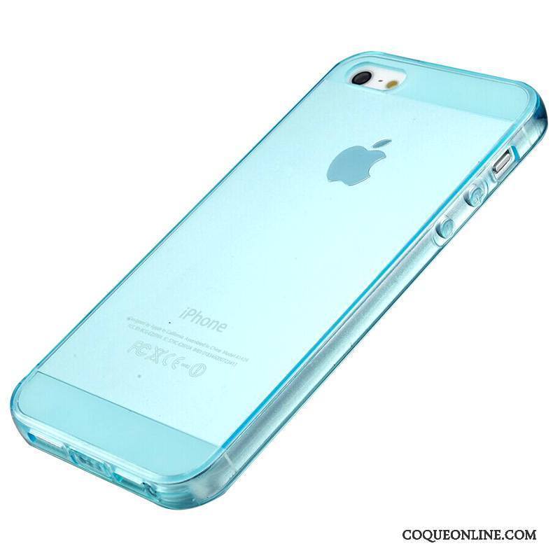 iPhone 5/5s Protection Bleu Coque De Téléphone Silicone Étui Tout Compris