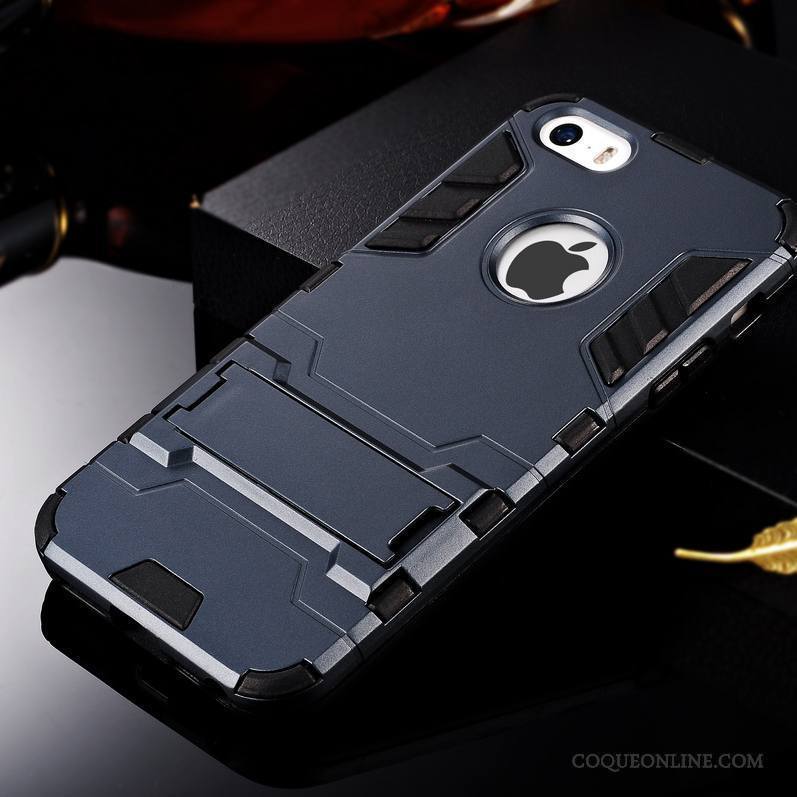 iPhone 5/5s Tout Compris Protection Délavé En Daim Silicone Coque De Téléphone Incassable
