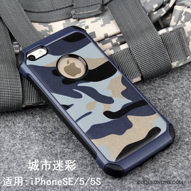 iPhone 5/5s Étui Coque De Téléphone Protection Tendance Créatif Camouflage Fluide Doux