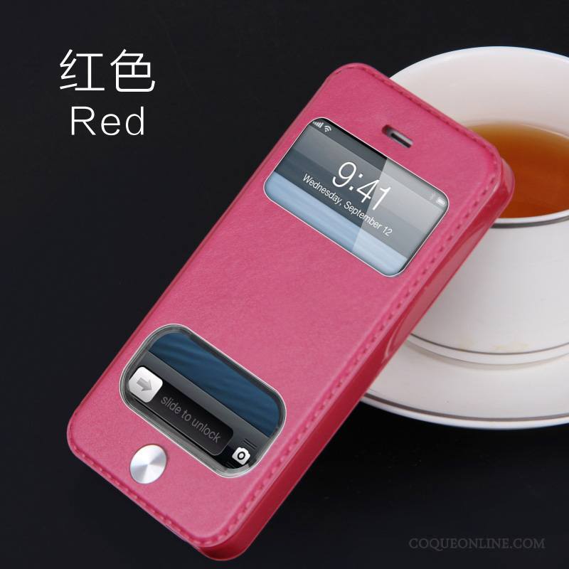 iPhone 5c Support Rouge Protection Téléphone Portable Housse Étui Coque