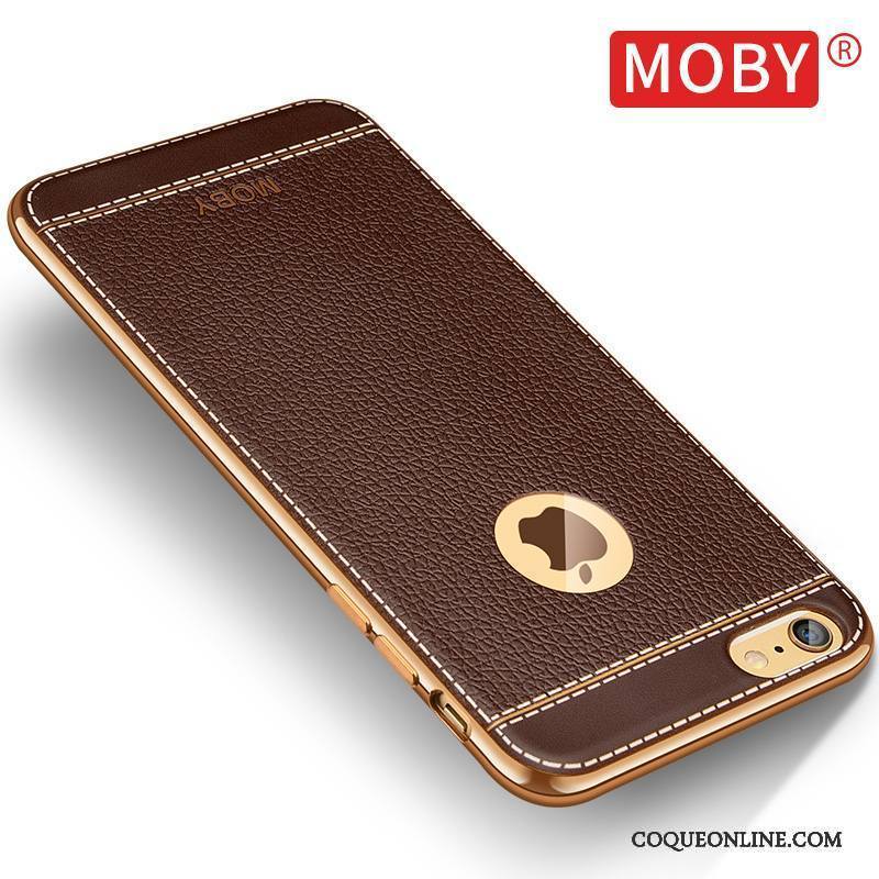 iPhone 6/6s Coque De Téléphone Fluide Doux Légère Étui Silicone Or Protection