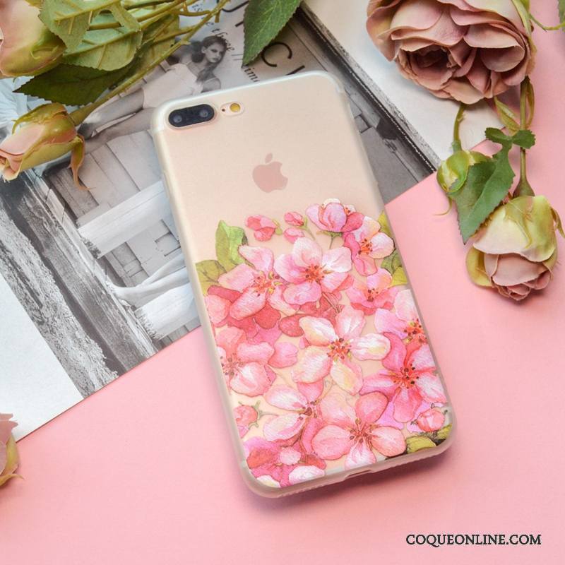 iPhone 6/6s Coque Tout Compris Modèle Transparent Créatif Fluide Doux Frais Amoureux