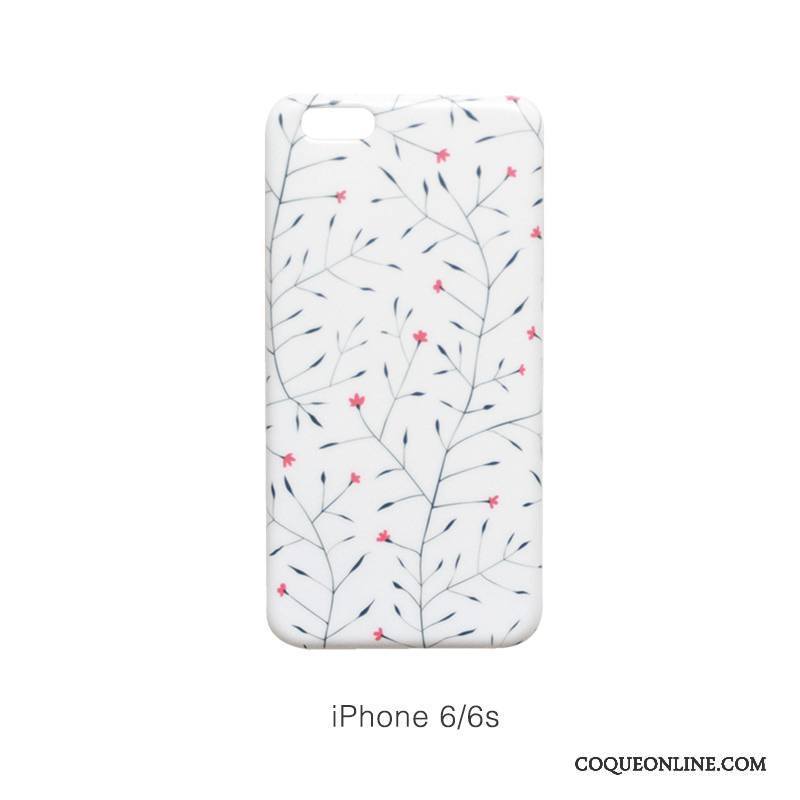 iPhone 6/6s Frais Charmant Personnalité Coque De Téléphone Fluide Doux Blanc Silicone
