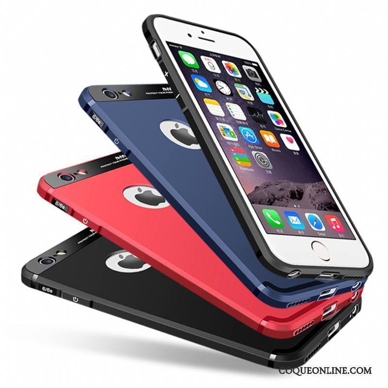 iPhone 6/6s Incassable Bleu Tendance Bordure Coque De Téléphone Silicone