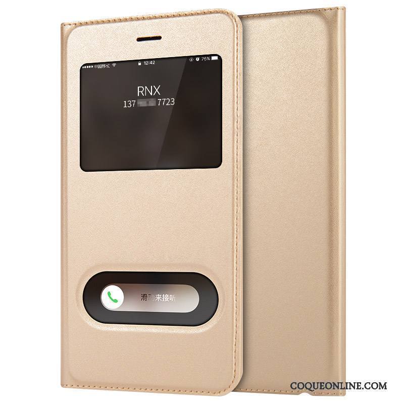 iPhone 6/6s Incassable Protection Clamshell Or Étui Étui En Cuir Coque De Téléphone