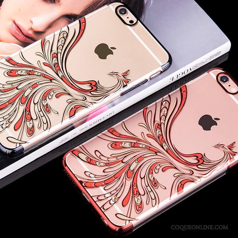 iPhone 6/6s Luxe Tout Compris Étui Incassable Transparent Strass Coque De Téléphone