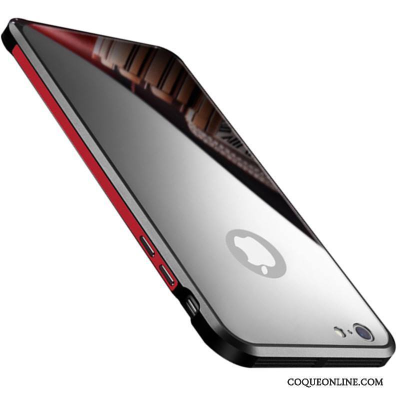 iPhone 6/6s Plus Coque Tout Compris Rouge Tendance Étui Très Mince Border Difficile