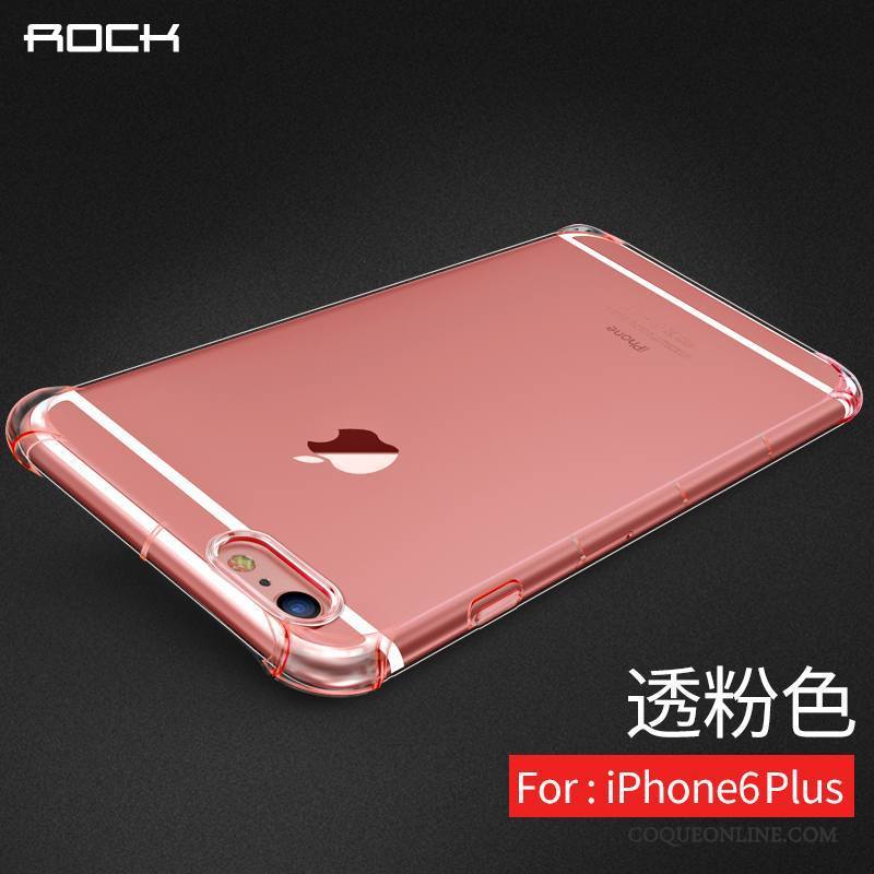 iPhone 6/6s Plus Coque Étui Nouveau Tout Compris Silicone Rose Très Mince Tendance