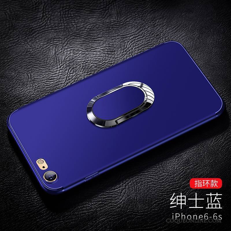iPhone 6/6s Plus Délavé En Daim Très Mince Coque De Téléphone Fluide Doux Tendance Silicone Bleu
