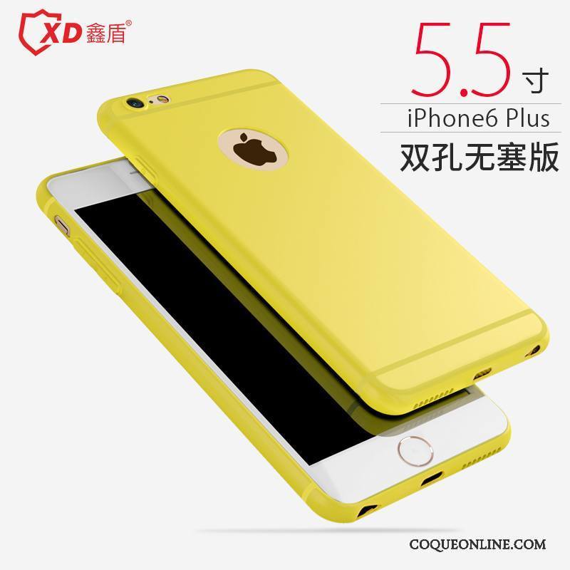 iPhone 6/6s Plus Fluide Doux Silicone Tendance Délavé En Daim Coque De Téléphone Incassable Étui