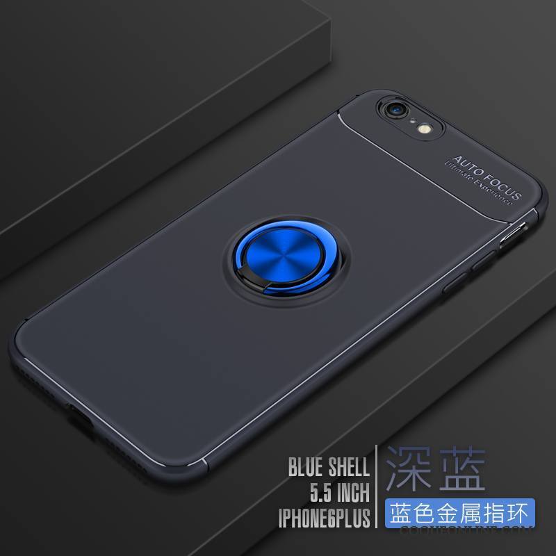 iPhone 6/6s Plus Fluide Doux Tendance Étui Silicone Bleu Coque De Téléphone Très Mince