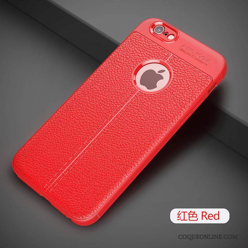 iPhone 6/6s Plus Nouveau Coque De Téléphone Protection Silicone Incassable Rouge Tendance