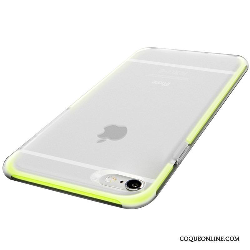 iPhone 6/6s Plus Personnalité Silicone Délavé En Daim Vert Coque De Téléphone Incassable Tout Compris