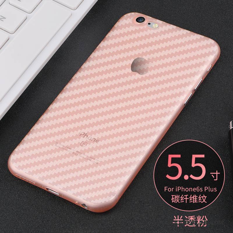 iPhone 6/6s Plus Protection Très Mince Coque De Téléphone Dragon Rose Étui Difficile