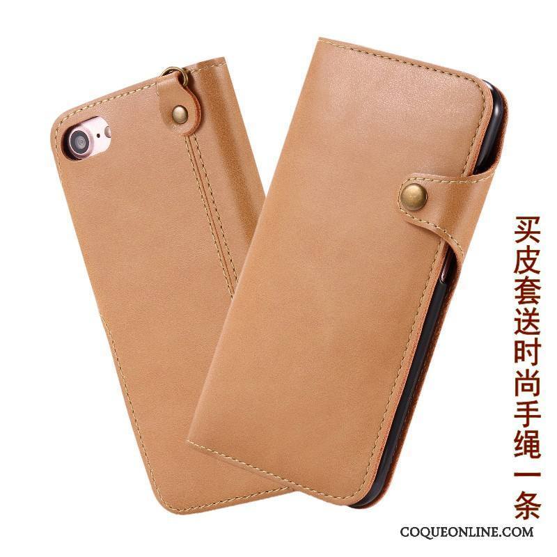 iPhone 6/6s Plus Étui En Cuir Coque De Téléphone Protection Incassable Housse Clair Fluide Doux