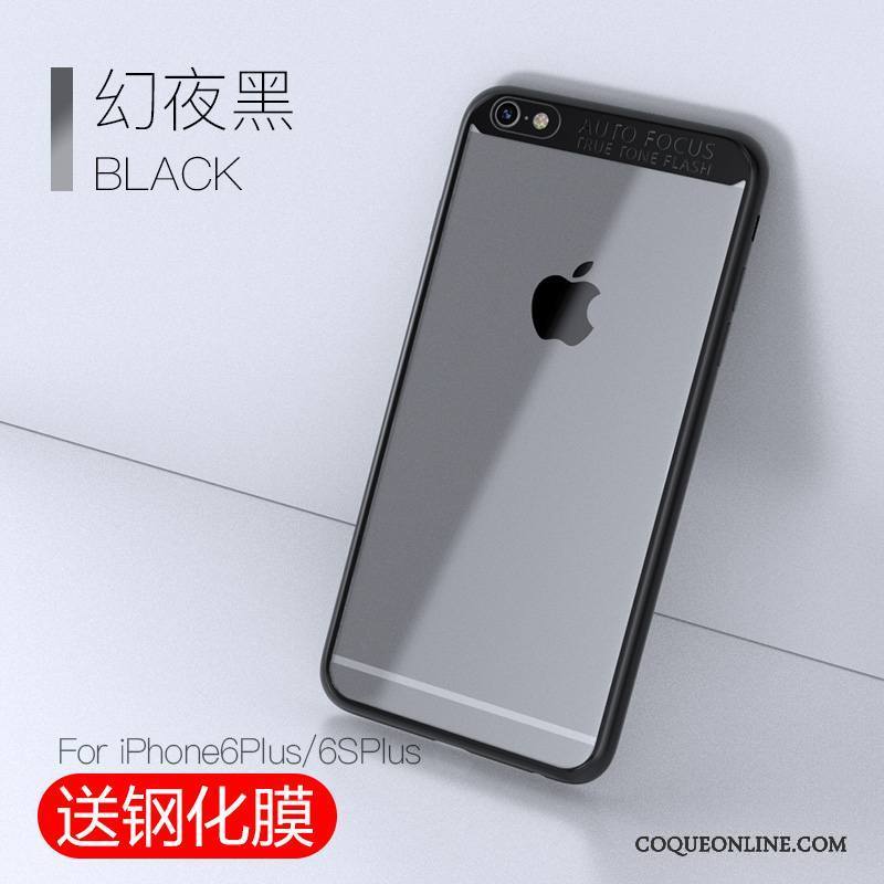 iPhone 6/6s Plus Étui Nouveau Tendance Silicone Tout Compris Noir Coque De Téléphone