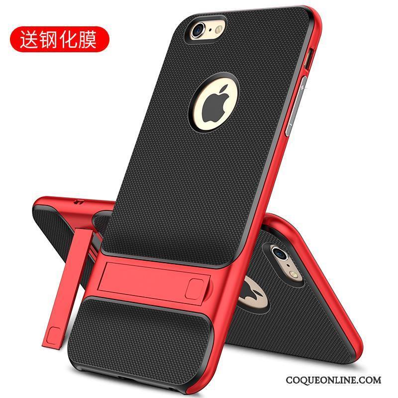 iPhone 6/6s Plus Étui Tendance Coque De Téléphone Rouge Incassable Protection Tout Compris