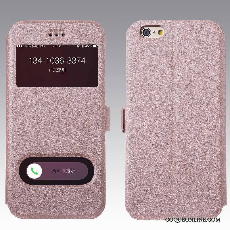 iPhone 6/6s Protection Housse Étui Téléphone Portable Étui En Cuir Coque Or Rose