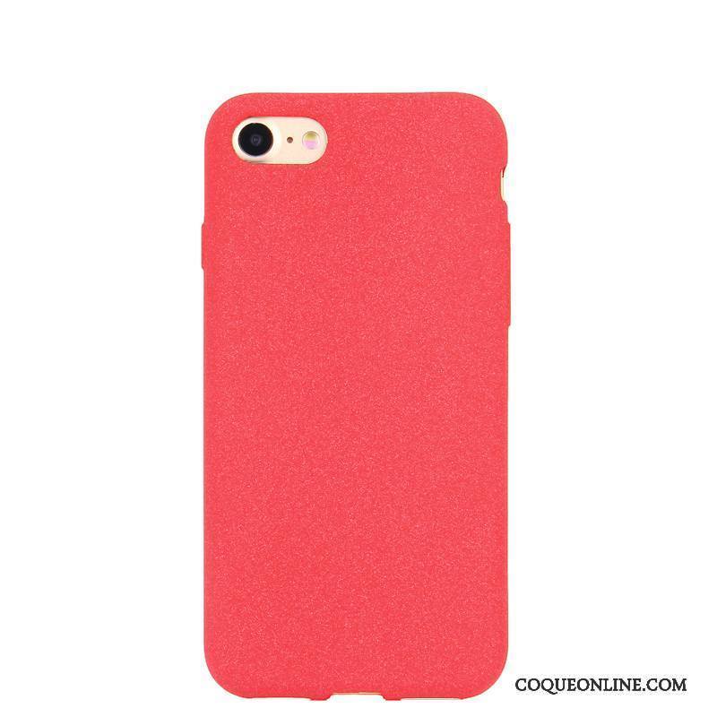 iPhone 6/6s Simple Amoureux Coque De Téléphone Fluide Doux Couleur Unie Rouge Incassable