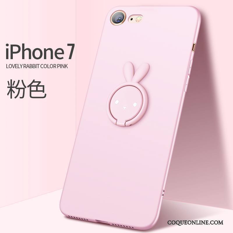 iPhone 7 Créatif Coque De Téléphone Incassable Étui Rose Silicone Personnalité