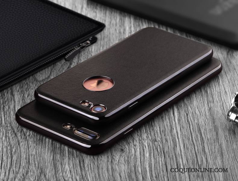 iPhone 7 Créatif Coque De Téléphone Nouveau Noir Tout Compris Étui En Cuir Incassable