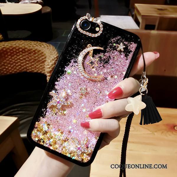 iPhone 7 Créatif Liquide Strass Couler Coque De Téléphone Étui Quicksand